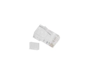 Lanberg LANBERG WTYK SIECIOWY RJ45 (8P8C) KAT.6 UTP (100SZT) Z PROWADNICĄ DO LINKI I DRUTU