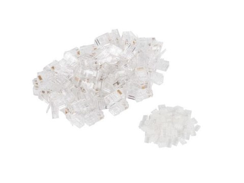 Lanberg LANBERG WTYK SIECIOWY RJ45 (8P8C) KAT.6 UTP (100SZT) Z PROWADNICĄ DO LINKI I DRUTU Lanberg LANBERG WTYK SIECIOWY RJ45 (8P8C) KAT.6 UTP (100SZT) Z PROWADNICĄ DO LINKI I DRUTU