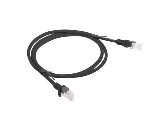 Lanberg Patchcord UTP Lanberg PCU5-10CC-0100-BK (RJ45 - RJ45 ; 1m; UTP; kat. 5e; kolor czarny)