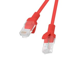 Lanberg Patchcord UTP Lanberg PCU5-10CC-0200-R (RJ45 - RJ45 ; 2m; UTP; kat. 5e; kolor czerwony)