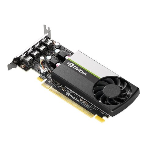 PNY Technologies Karta graficzna PNY NVIDIA T1000 4GB, GDDR6, 4x DisplayPort, PCI Express 3.0, LP - ATX bracket, Small Box