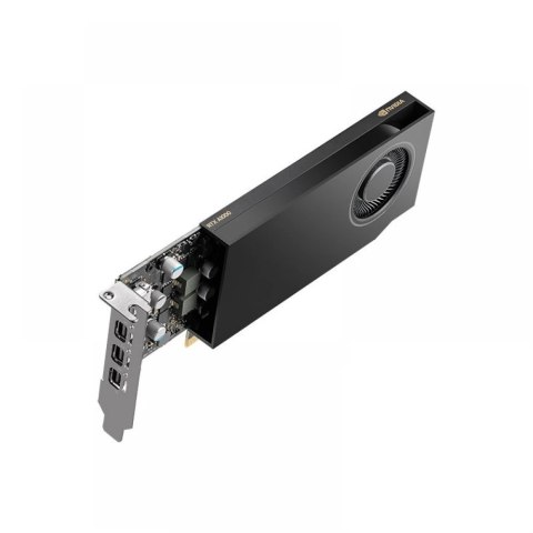 PNY Technologies PNY NVIDIA A1000 8GB GDDR6 128-bit, Low Profile, PCIe 4.0 x8, Single slot, 4 x Mini DisplayPort 1.4a, 50W, LP bracket, 4 x mDP t