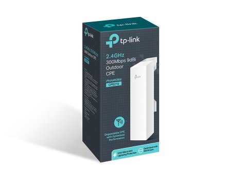 TP-LINK Access Point TP-LINK CPE210 OUTDOOR (11 Mb/s - 802.11b, 150 Mb/s - 802.11n, 300 Mb/s - 802.11n, 54 Mb/s - 802.11g)