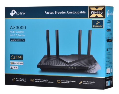 TP-LINK Router TP-LINK Archer AX55 PRO TP-LINK Router TP-LINK Archer AX55 PRO