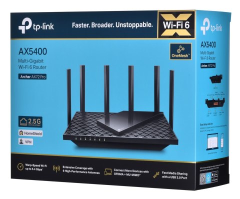 TP-LINK Router TP-LINK Archer AX72 PRO TP-LINK Router TP-LINK Archer AX72 PRO