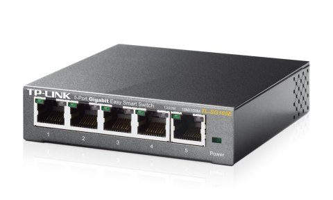 TP-LINK Switch TP-LINK TL-SG105E (5x 10/100/1000Mbps) TP-LINK Switch TP-LINK TL-SG105E (5x 10/100/1000Mbps)