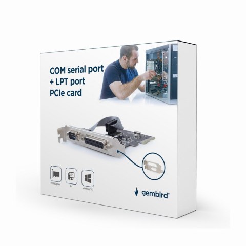 GEMBIRD Kontroler GEMBIRD PEX-COMLPT-01 (COM (RS-232), Paralell (LPT)) GEMBIRD Kontroler GEMBIRD PEX-COMLPT-01 (COM (RS-232), Paralell (LPT))