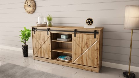 Cama MEBLE Komoda 160x80x35 GRANERO dąb wotan