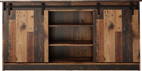 Cama MEBLE Komoda 160x80x35 GRANERO old wood