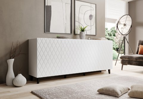 Cama MEBLE Komoda ASTI 200x42x82 biały mat