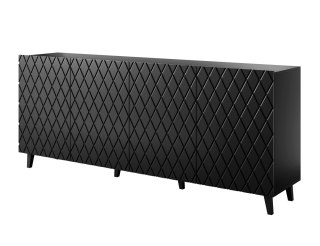 Cama MEBLE Komoda ASTI 200x42x82 czarny mat