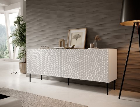 Cama MEBLE Komoda HOLE 190x40,5xH74,5 biały mat