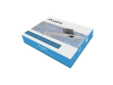 Lanberg LANBERG KARTA SIECIOWA PCI-E 1X RJ45 1GB RTL8111C ŚLEDŹ LOW PROFILE PCE-1GB-201