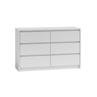 TOP E SHOP K120 KARO KOMODA 6 SZUFLAD BIAŁY
