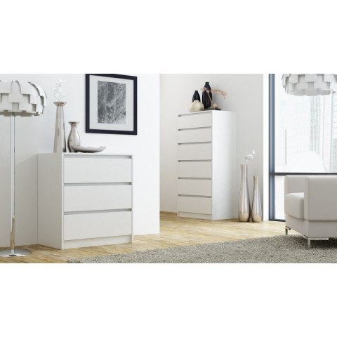 TOP E SHOP K3 KARO KOMODA 3 SZUFLADY BIAŁY TOP E SHOP K3 KARO KOMODA 3 SZUFLADY BIAŁY