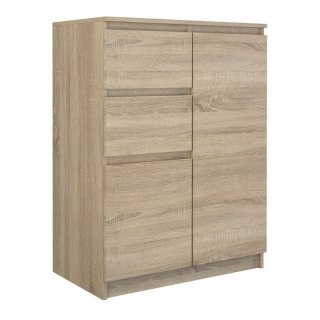 TOP E SHOP KOMODA 2 DRZWI 2 SZUFLADY SONOMA