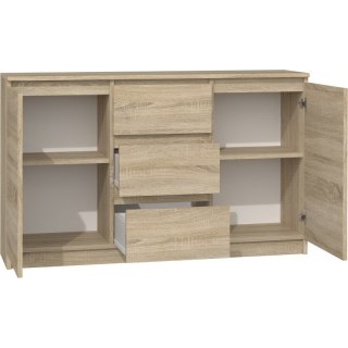 TOP E SHOP KOMODA 2 DRZWI 3 SZUFLADY SONOMA