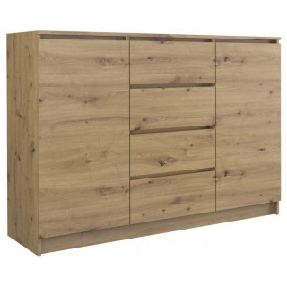 TOP E SHOP KOMODA 2 DRZWI 4 SZUFLADY ARTISAN