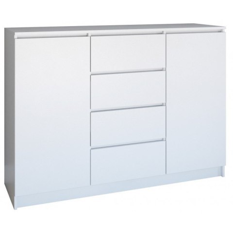 TOP E SHOP KOMODA 2 DRZWI 4 SZUFLADY BIAŁY TOP E SHOP KOMODA 2 DRZWI 4 SZUFLADY BIAŁY