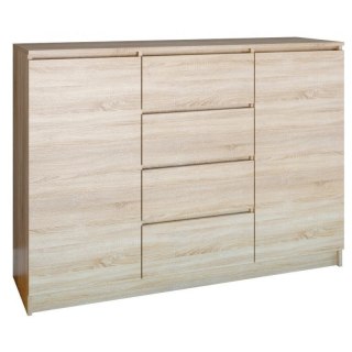 TOP E SHOP KOMODA 2 DRZWI 4 SZUFLADY SONOMA