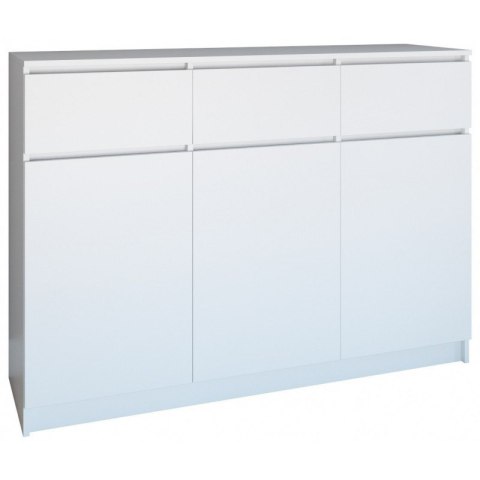 TOP E SHOP KOMODA 3 DRZWI 3 SZUFLADY BIAŁY MAT TOP E SHOP KOMODA 3 DRZWI 3 SZUFLADY BIAŁY MAT