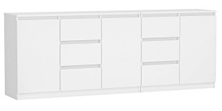 TOP E SHOP Komoda COSTA 1D3S+2D3S biały