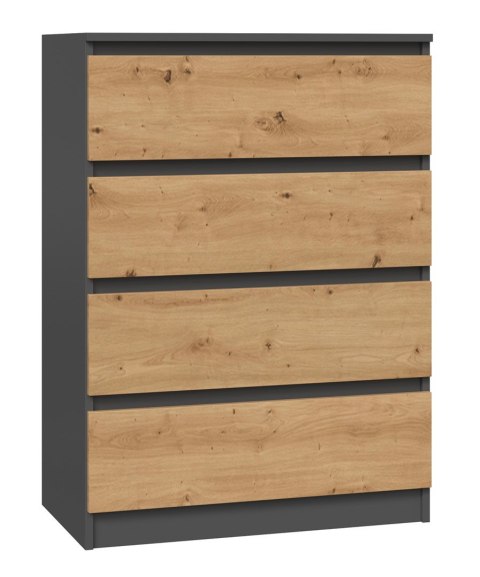 TOP E SHOP Komoda M4 70x40xH97 antracyt/artisan