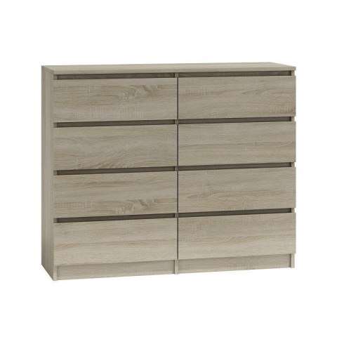 TOP E SHOP M8 MALWA KOMODA 120CM 8 SZUFLAD SONOMA TOP E SHOP M8 MALWA KOMODA 120CM 8 SZUFLAD SONOMA
