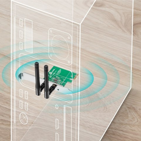 TP-LINK Karta sieciowa TP-LINK TL-WN881ND (PCI-E) TP-LINK Karta sieciowa TP-LINK TL-WN881ND (PCI-E)