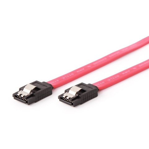 GEMBIRD Kabel GEMBIRD CC-SATAM-DATA (SATA - SATA ; 0,50m; kolor czerwony) GEMBIRD Kabel GEMBIRD CC-SATAM-DATA (SATA - SATA ; 0,50m; kolor czerwony)
