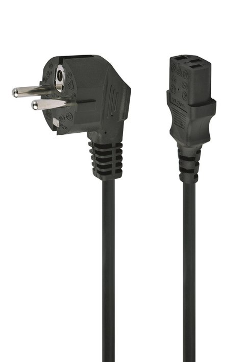 GEMBIRD Kabel GEMBIRD PC-186-VDE-3M (C13 / IEC C13 / IEC 320 C13 - Schuko ; 3m; kolor czarny) GEMBIRD Kabel GEMBIRD PC-186-VDE-3M (C13 / IEC C13 / IEC 320 C13 - Schuko ; 3m; kolor czarny)