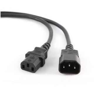 GEMBIRD Kabel GEMBIRD PC-189 (C13 / IEC C13 / IEC 320 C13 - C14 ; 1,8m; kolor czarny)