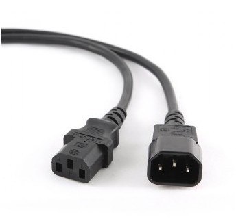 GEMBIRD Kabel GEMBIRD PC-189 (C13 / IEC C13 / IEC 320 C13 - C14 ; 1,8m; kolor czarny) GEMBIRD Kabel GEMBIRD PC-189 (C13 / IEC C13 / IEC 320 C13 - C14 ; 1,8m; kolor czarny)