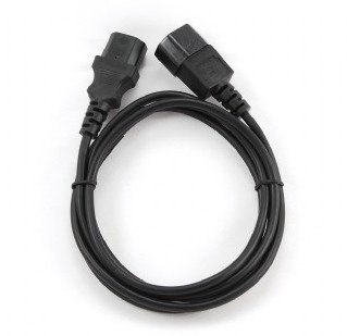 GEMBIRD Kabel GEMBIRD PC-189 (C13 / IEC C13 / IEC 320 C13 - C14 ; 1,8m; kolor czarny)