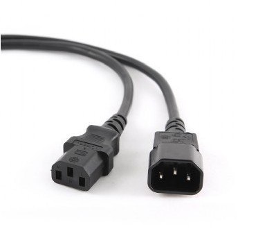 GEMBIRD Kabel GEMBIRD PC-189-VDE (C13 / IEC C13 / IEC 320 C13 - C14 ; 1,8m; kolor czarny) GEMBIRD Kabel GEMBIRD PC-189-VDE (C13 / IEC C13 / IEC 320 C13 - C14 ; 1,8m; kolor czarny)