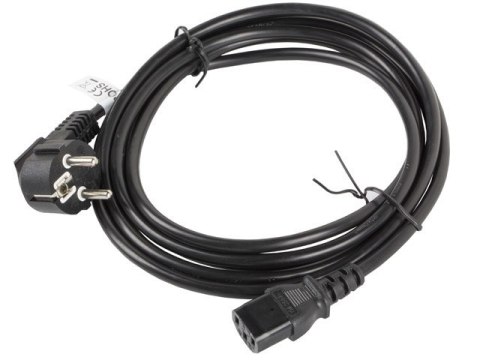 Lanberg LANBERG KABEL ZASILAJĄCY VDE CEE 7/7 -> C13 3M Lanberg LANBERG KABEL ZASILAJĄCY VDE CEE 7/7 -> C13 3M