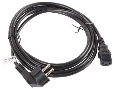 Lanberg LANBERG KABEL ZASILAJĄCY VDE CEE 7/7 -> C13 3M Lanberg LANBERG KABEL ZASILAJĄCY VDE CEE 7/7 -> C13 3M