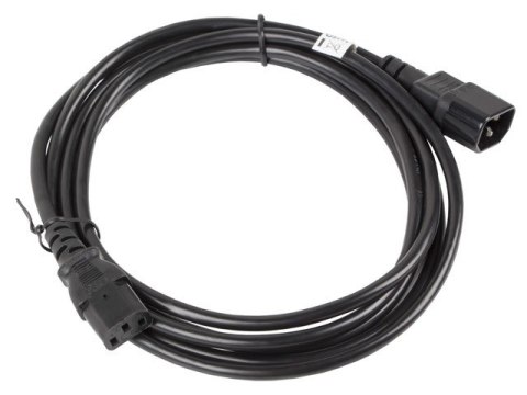 Lanberg LANBERG PRZEDŁUŻACZ KABLA ZASILAJĄCEGO C13 -> C14 VDE, 3M Lanberg LANBERG PRZEDŁUŻACZ KABLA ZASILAJĄCEGO C13 -> C14 VDE, 3M