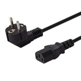 SAVIO Kabel SAVIO CL-98 (IEC320 C13 - Shuko ; 1,8m; kolor czarny)