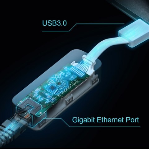 TP-LINK Karta sieciowa TP-LINK UE300 (USB 3.0; 1x 10/100/1000Mbps)