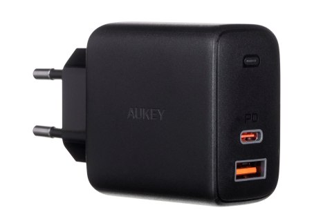 AUKEY AUKEY PA-B3 BLACK ŁADOWARKA SIECIOWA 65W 2XUSB-C