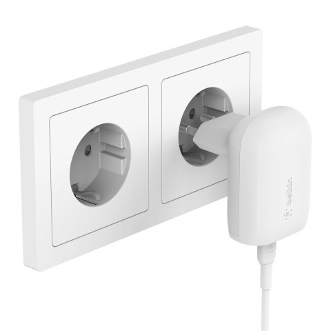 Belkin Ładowarka Belkin BoostCharge USB-C PD 3.0 PPS Wall Charger 30W White Belkin Ładowarka Belkin BoostCharge USB-C PD 3.0 PPS Wall Charger 30W White