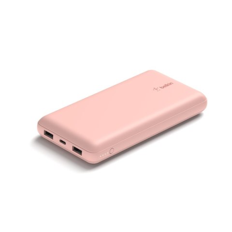 Belkin Powerbank Belkin BoostCharge Power Bank 20K 2xUSB-A + 1xUSB-C 20000mAh 15W Rose Gold Belkin Powerbank Belkin BoostCharge Power Bank 20K 2xUSB-A + 1xUSB-C 20000mAh 15W Rose Gold