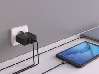 Green Cell GREEN CELL ŁADOWARKA SIECIOWA USB-C 45W PD + USB
