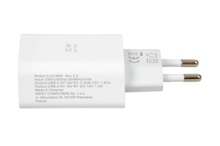 IBOX ŁADOWARKA SIECIOWA I-BOX C-36 PD20W USB-C + USB-A
