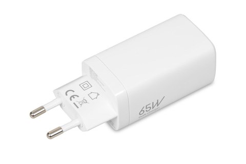 IBOX ŁADOWARKA SIECIOWA I-BOX C-65 GAN PD65W KABEL, BIAŁA