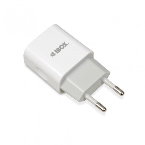 IBOX Ładowarka sieciowa IBOX C-35 1A WHITE ILUC35W (USB; kolor biały)