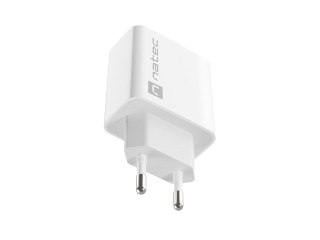 NATEC NATEC ŁADOWARKA SIECIOWA RIBERA USB-A + USB-C 20W POWER DELIVERY BIAŁA NUC-2061