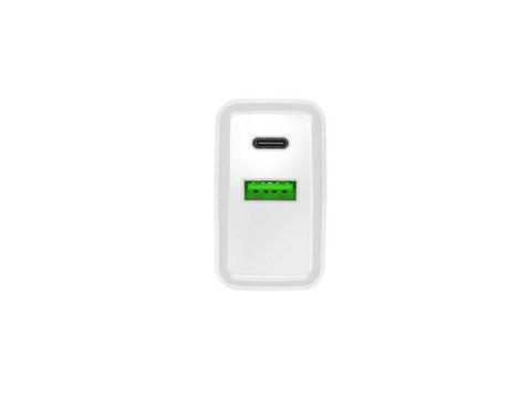 NATEC NATEC ŁADOWARKA SIECIOWA RIBERA USB-A + USB-C 20W POWER DELIVERY BIAŁA NUC-2061 NATEC NATEC ŁADOWARKA SIECIOWA RIBERA USB-A + USB-C 20W POWER DELIVERY BIAŁA NUC-2061