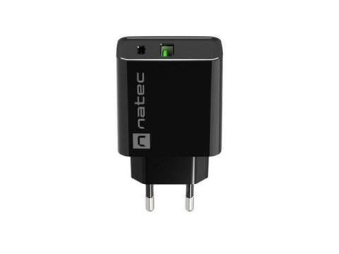 NATEC NATEC ŁADOWARKA SIECIOWA RIBERA USB-A + USB-C 20W POWER DELIVERY CZARNA NUC-2062 NATEC NATEC ŁADOWARKA SIECIOWA RIBERA USB-A + USB-C 20W POWER DELIVERY CZARNA NUC-2062